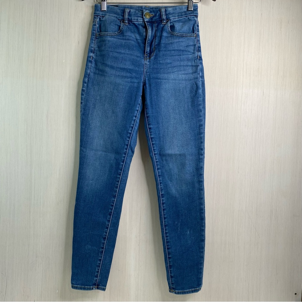 American Eagle Outfitters Next Level Stretch Curvy High Rise Jegging Jeans Sz 4